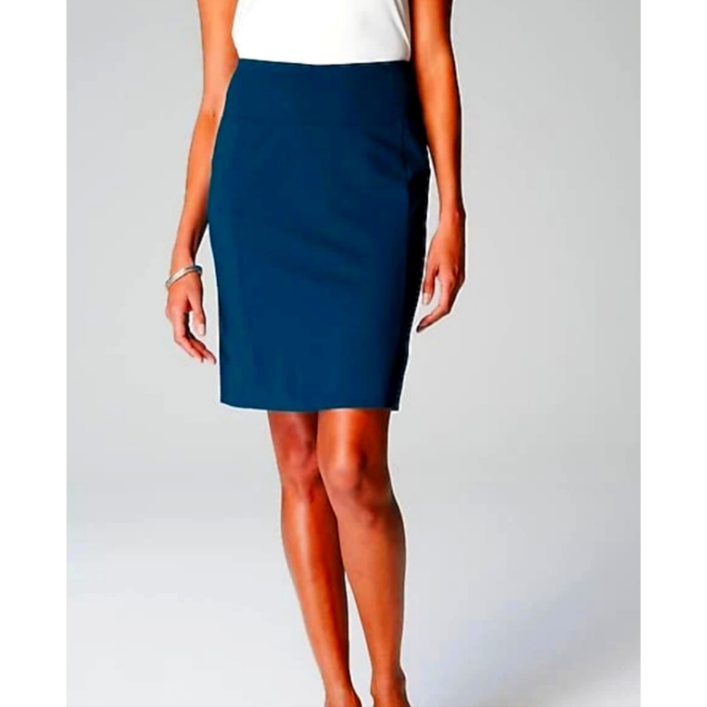 J.Jill ponte pencil skirt - blue marine
